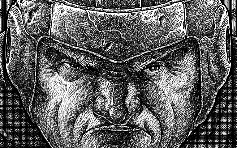 football player crosshatch illustration for titletown brewery